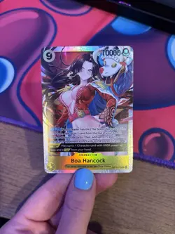 English One Piece CCG Boa Hancock SR OP14-112 The Azure Sea's Seven - Image 1