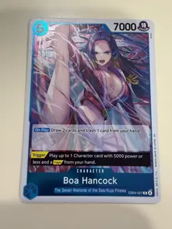 One Piece The Azure Sea’s Seven OP14-EB04 Boa Hancock EB04-027 R English - Image 1