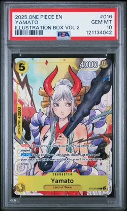 Yamato Illustration Box Vol 2 One Piece Promos 016 NM PSA 10 - Image 1
