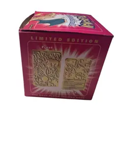 23K Gold Plated CHARIZARD Trading Card 1999 Burger King Pokemon Ball NEW SEALED - Image 3