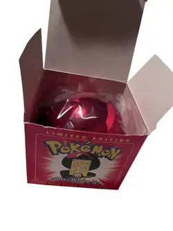 23K Gold Plated CHARIZARD Trading Card 1999 Burger King Pokemon Ball NEW SEALED - Image 4