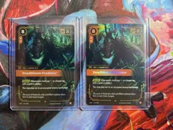 2x Riftbound Deadbloom Predator NM Foil Origins - Image 1