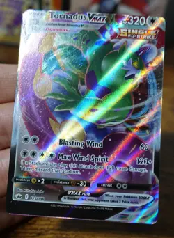 Tornadus VMAX 125/198 Misalignment Error Miscut Misprint Pokemon Card NM % - Image 3