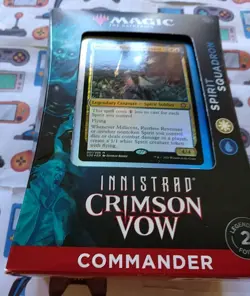 Magic: The Gathering Crimson Vow Spirit Squadron Commander Deck Card 630509995318 - Image 1