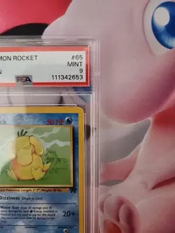 2000 Pokemon 1st Edition Team Rocket - PSYDUCK - Non Holo card 65/82 PSA MINT 9 - Image 2