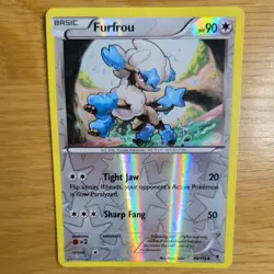 FURFROU 90/119 POKEMON CARD (XY PHANTOM FORCES SET) REVERSE HOLO - Image 1