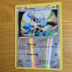 FURFROU 90/119 POKEMON CARD (XY PHANTOM FORCES SET) REVERSE HOLO - Image 4
