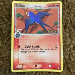 Taillow (Delta Species) 66/101 Dragon Frontiers Reverse Holo Pokemon Card - Image 1