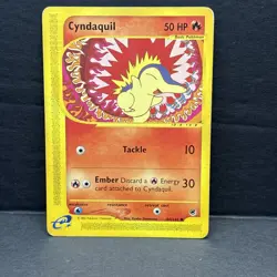 Pokemon TCG Cyndaquil Expedition Base Set, Card 105/165, Regular Common - Image 1