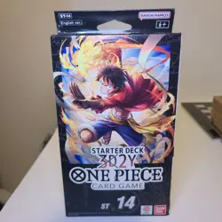 ONE PIECE CARD GAME 3D2Y STARTER DECK (ST-14) 51 Cards ENGLISH SEALED - Image 1