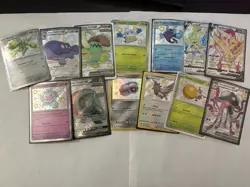 Pokemon TCG Paldean Fates/Shining Fates Shiny Holo Rare Card Lot 13 Cards NM - Image 1