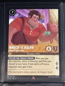 Disney Lorcana Wreck-It Ralph Theme 6 Card Lot Wreck-It Ralph/Fix-It Felix, Jr. - Image 3
