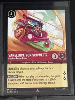 Disney Lorcana Wreck-It Ralph Theme 7 Card Lot Vanellope/Snowanna/Rancis/Taffyta - Image 4