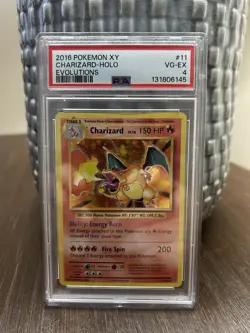 Pokemon TCG XY Evolutions Charizard 11/108 Holo Rare Card PSA Bulk - Image 3