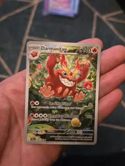 Pokemon TCG Black Bolt Darmanitan Illustration Rare Card 098/086 Mint Condition - Image 1