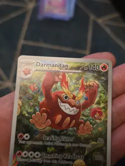 Pokemon TCG Black Bolt Darmanitan Illustration Rare Card 098/086 Mint Condition - Image 3