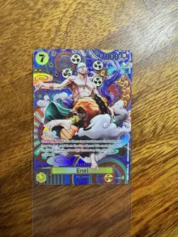 One Piece TCG Enel Card OP05-100 SP NM - Image 1