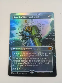 Magic The Gathering: Sword of Body and Mind Double Masters Box Topper MTG NM - Image 1