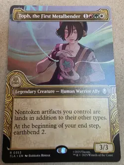 Toph, the First Metalbender - #353 Regular (Showcase) Avatar - Mtg - Image 1
