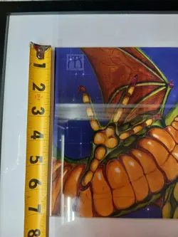 Mtg magic the gathering shivan dragon beautiful artist print with signatur1/500 - Image 3