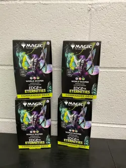 New & Sealed! Magic The Gathering Edge of Eternities Commander Deck World Shaper - Image 1