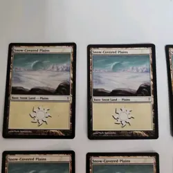 Magic the Gathering: 10X Snow-Covered Plains Coldsnap Lot near mint must LOOK - Image 2