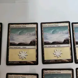 Magic the Gathering: 10X Snow-Covered Plains Coldsnap Lot near mint must LOOK - Image 3