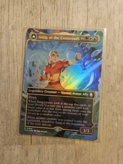 Aang, at the Crossroads (Borderless) Avatar: The Last Airbender Foil - Image 1