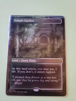 Temple Garden (Borderless) (Foil) Lorwyn Eclipsed - Image 1