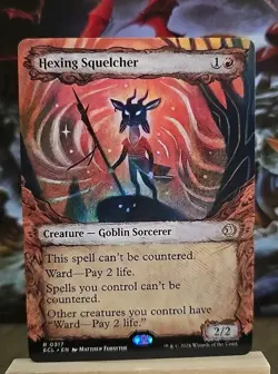 Hexing Squelcher (Showcase) Rare MTG Lorwyn Eclipsed - Image 1