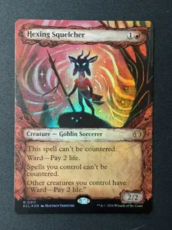 🌈 FOIL IN-HAND MULTIPLE Hexing Squelcher Showcase NM SHIPS ASAP Lowryn Eclipsed - Image 1