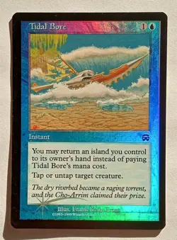 Magic MTG - Tidal Bore (Foil) - Mercadian Masques - LP - Image 1