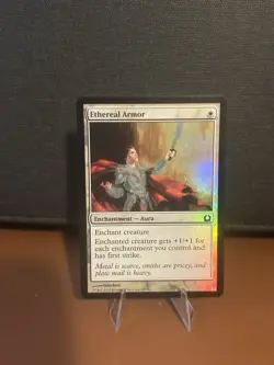 MTG: Ethereal Armor | Return to Ravnica | Foil | Common | NM | Enchantment - Image 1
