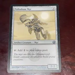 Palladium Myr - Scars of Mirrodin #190 MTG TCG REGULAR - Image 1