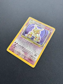 Pokemon Card Base Set Holo Alakazam 1/102 WOTC - Image 3