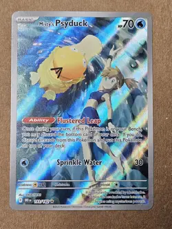 Pokemon TCG Misty's Psyduck Scarlet & Violet 193/182 Destined Rivals NM - Image 1