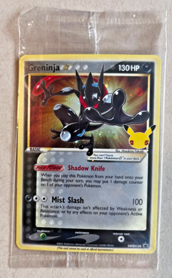 Pokemon TCG Greninja Gold Star SWSH144 Celebration Promo Sealed - Image 1