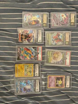 Pokemon TCG CGC Pristine 10 + PSA 10 GRADED LOT nine slabs (english + JPN) - Image 1