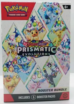 Pokemon TCG Scarlet & Violet Prismatic Evolutions Booster Bundle Factory Sealed - Image 1