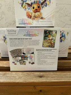Pokemon Center Scarlet & Violet Prismatic Evolutions Elite Trainer Box ETB - Image 4