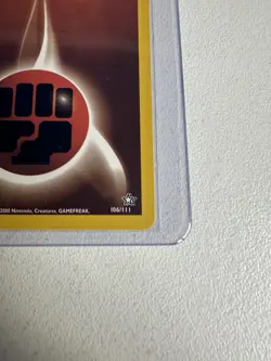 Fighting Energy 106/111 1st Edition Neo Genesis WOTC Vintage Pokemon - Image 5