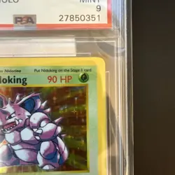 1999 Pokemon Game 1st Edition #11 Nidoking Holo PSA 9 MINT - Image 2