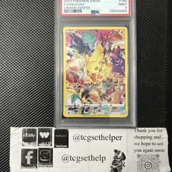 Pokemon Pikachu 160/159 Full Art Secret Rare Crown Zenith 2023 PSA 9 NM - Image 1