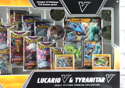 Pokemon TCG Lucario V & Tyranitar V Heavy Hitters Premium Collection NEW B5 - Image 4