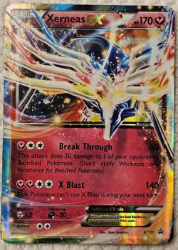 Pokemon Xerneas EX XY07 Black Star Promo English MP - Image 1
