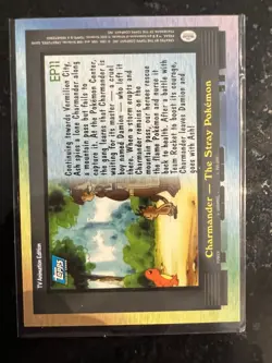 Ep. 11: Charmander - The Stray Pokemon - Pokemon 2000 Topps TV Animation - Image 2