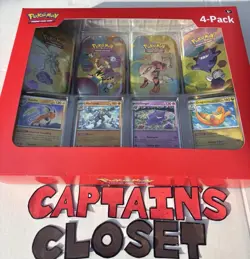 Pokemon 151 Mini Tin 4-Pack Sam’s Club Exclusive Display • Sealed Set Lot Of 2 - Image 1