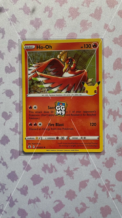 Ho-Oh 001/025 Celebrations Holo Pokemon TCG - Image 1