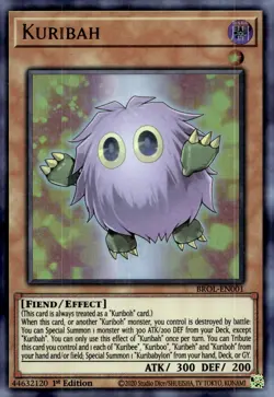 Yu-Gi-Oh! Kuribah 1st Ed. BROL-EN001 Super Rare NM/LP x1 - Image 1