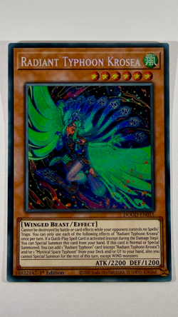 Radiant Typhoon Krosea - DOOD-EN015 - Secret Rare - 1st Edition - Yugioh - NM - Image 1